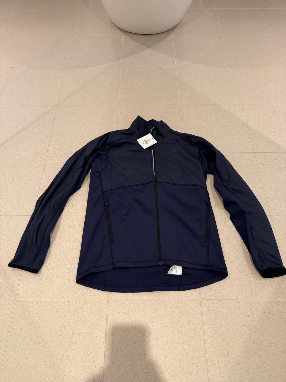 Men's MEC (Mountain Equipment Co-op) Navy Full-Zip Lightweight Jacket